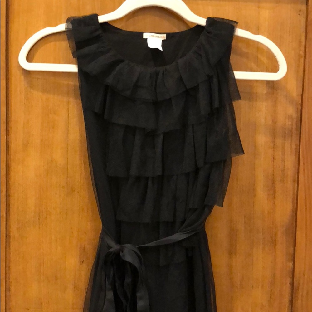 Crewcuts Girls Black Tulle Dress sz 10